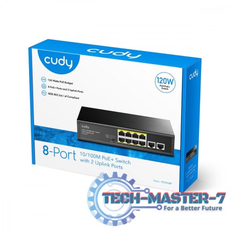 Przełącznik FS1010P 8xFE PoE+ 120W Przełącznik FS1010P 8xFE PoE+ 120W