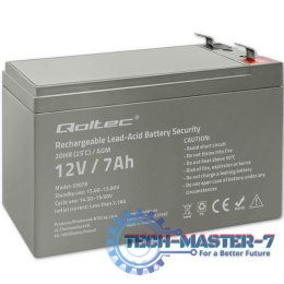 Akumulator AGM | 12V | 7Ah | max. 105A | Security