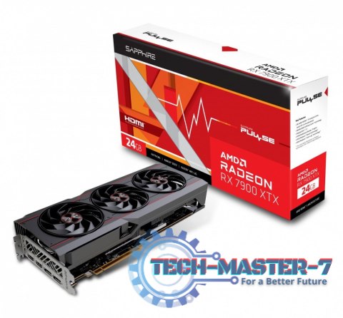 Karta graficzna Radeon RX 7900 XTX Pulse 24GB DDR6 384bit 2DP/2HDMI Karta graficzna Radeon RX 7900 XTX Pulse 24GB DDR6 384bit 2DP/2HDMI