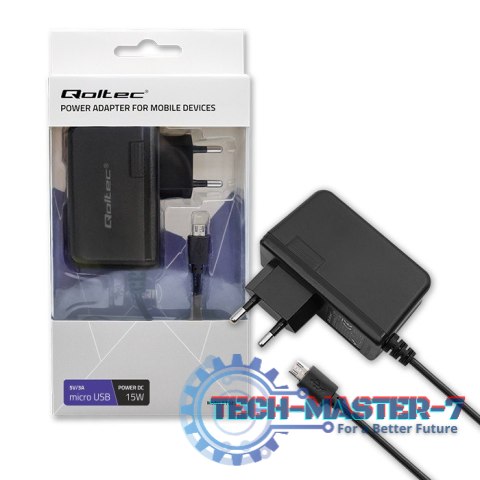 Ładowarka sieciowa 15W | 5V | 3A | micro USB Ładowarka sieciowa 15W | 5V | 3A | micro USB