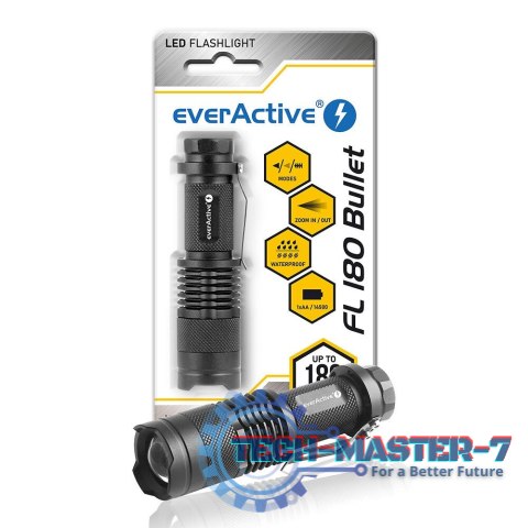 Latarka diodowa LED FL-180 BULLET oryginalna dioda CREE XP-EC 200 lumenów Latarka diodowa LED FL-180 BULLET oryginalna dioda CREE XP-EC 200 lumenów
