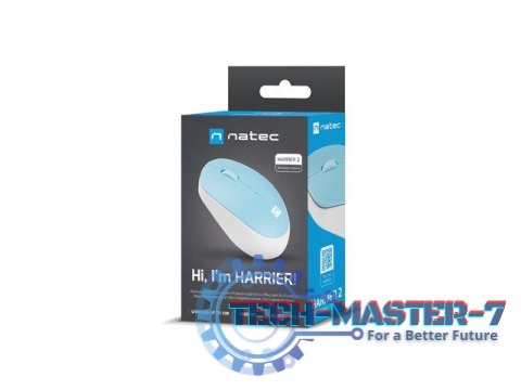 Mysz bezprzewodowa Harrier 2 Bluetooth 5.1 biało-niebieska Mysz bezprzewodowa Harrier 2 Bluetooth 5.1 biało-niebieska