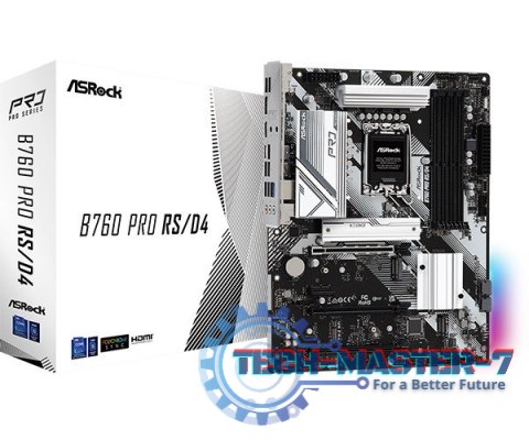 Płyta główna B760 Pro RS s1700 4DDR4 DP/HDM M.2 ATX Płyta główna B760 Pro RS s1700 4DDR4 DP/HDM M.2 ATX