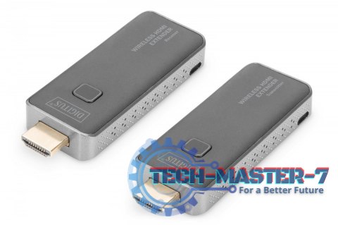 Przedłużacz/Extender HDMI bezprzewodowy 50m 1080p 60Hz FHD 5GHz, audio (zestaw) Przedłużacz/Extender HDMI bezprzewodowy 50m 1080p 60Hz FHD 5GHz, audio (zestaw)
