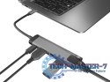 Stacja dokująca Multi Port Fowler Go USB-C - Hub 2x USB 3.0, HDMI 4K, USB-C PD, RJ45