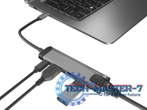 Stacja dokująca Multi Port Fowler Go USB-C - Hub 2x USB 3.0, HDMI 4K, USB-C PD, RJ45 Stacja dokująca Multi Port Fowler Go USB-C - Hub 2x USB 3.0, HDMI 4K, USB-C PD, RJ45