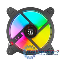Wentylator FAN-01 4-pack 120mm ARGB wraz kontrolerem oraz pilotem