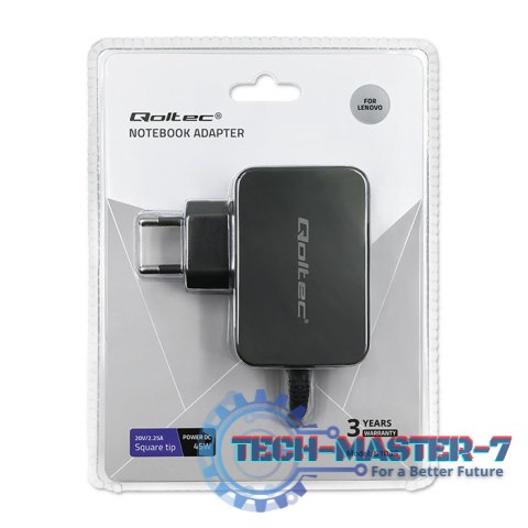 Zasilacz do Lenovo 45W | 20V | 2.25A | slim tip+pin Zasilacz do Lenovo 45W | 20V | 2.25A | slim tip+pin
