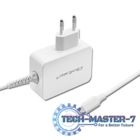 Zasilacz sieciowy 65W | 5-20.3V | 2-3.25A | USB typ C | PD | Biały Zasilacz sieciowy 65W | 5-20.3V | 2-3.25A | USB typ C | PD | Biały