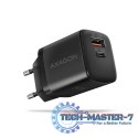ACU-PQ30 Ładowarka sieciowa, PD & QC 30W, QC3.0,4.0/AFC/FCP/PPS/Apple, Czarna