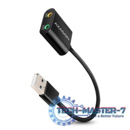 ADA-12 Zewnętrzna karta dzwiękowa USB 2.0 48kHz/16-bit stereo, metal, kabel USB-A 15 cm