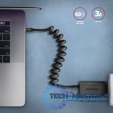 BUCM-CM10TB Kabel Twister USB-C - USB-C, 0,6m, USB 2.0, 3A, ALU, PVC Czarny BUCM-CM10TB Kabel Twister USB-C - USB-C, 0,6m, USB 2.0, 3A, ALU, PVC Czarny
