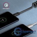 BUCM-CM10TB Kabel Twister USB-C - USB-C, 0,6m, USB 2.0, 3A, ALU, PVC Czarny