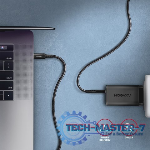 BUCM-CM30AB Kabel USB-C - USB-C 2.0, 3m, PD 60W, 3A, ALU, oplot, Czarny BUCM-CM30AB Kabel USB-C - USB-C 2.0, 3m, PD 60W, 3A, ALU, oplot, Czarny