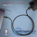 BUMM3-CM10AB Kabel Micro-B USB, USB-C 3.2 Gen 1, 1m, 3A, ALU, PVC Czarny