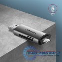CRE-SAC Czytnik kart zewnętrzny USB3.2 Gen 1 Type-C + Type-A SD/microSD