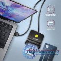 CRE-SM3N Czytnik kart identyfikacyjnych USB, 1,3m kabel