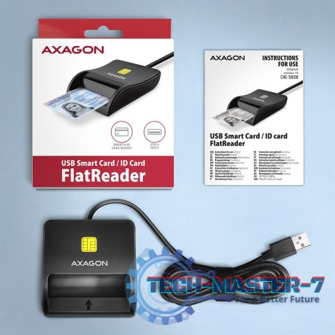 CRE-SM3N Czytnik kart identyfikacyjnych USB, 1,3m kabel CRE-SM3N Czytnik kart identyfikacyjnych USB, 1,3m kabel