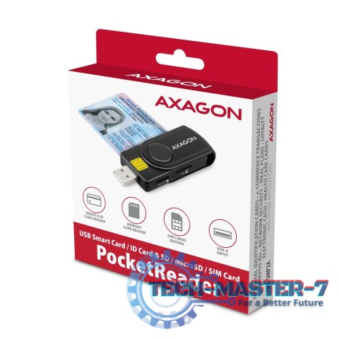 CRE-SMP2A Czytnik kart identyfikacyjnych & SD/microSD/SIM card PocketReader USB CRE-SMP2A Czytnik kart identyfikacyjnych & SD/microSD/SIM card PocketReader USB