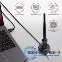 HUE-P1AL Hub 4-portowy USB 3.2 Gen 1 ROUND, micro USB, 1.2m USB-A kabel