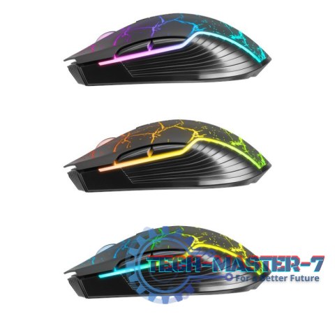 Mysz gamingowa bezprzewodowa Commander GM-511 1600 DPI 7P Mysz gamingowa bezprzewodowa Commander GM-511 1600 DPI 7P