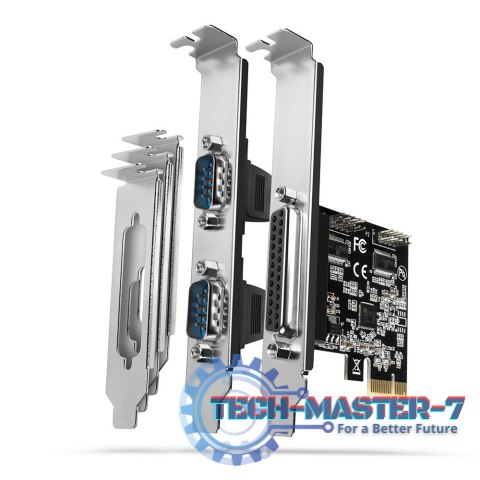 PCEA-PSN Kontroler PCIe 1x port równoległy LPT + 2x port szeregowy RS232 250 kbps, w zestawie SP & LP PCEA-PSN Kontroler PCIe 1x port równoległy LPT + 2x port szeregowy RS232 250 kbps, w zestawie SP & LP