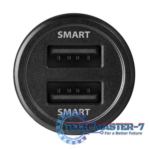 PWC-5V5 Ładowarka samochodowa 24W, 2x port Smart 5V-2.4A + 2.4A PWC-5V5 Ładowarka samochodowa 24W, 2x port Smart 5V-2.4A + 2.4A