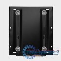 RHD-125B Ramka metalowa do montażu 1x 2.5" HDD w pozycji 3.5" Czarna
