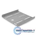 RHD-125S Ramka metalowa do montażu 1x 2.5" HDD w pozycji 3.5", szary