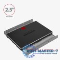 RHD-125S Ramka metalowa do montażu 1x 2.5" HDD w pozycji 3.5", szary
