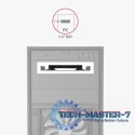 RHD-125S Ramka metalowa do montażu 1x 2.5" HDD w pozycji 3.5", szary