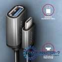 RUCM-AFAC Kabel adapter USB 3.2 Gen 1 Type-C samiec -> Type-A żeńska, 0,2m, 3A, ALU