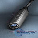 RUCM-AFAC Kabel adapter USB 3.2 Gen 1 Type-C samiec -> Type-A żeńska, 0,2m, 3A, ALU