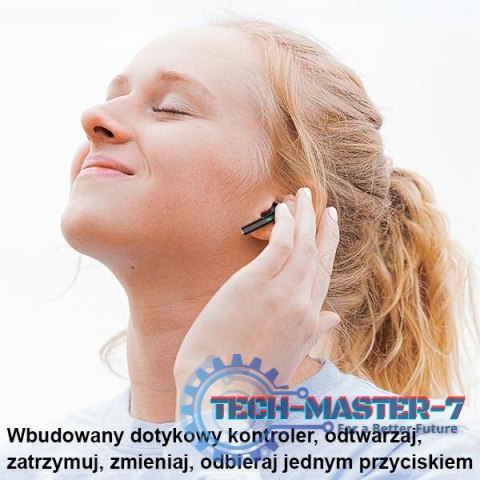 Słuchawki Bluetooth 5.3 T26 Pro TWS Black Słuchawki Bluetooth 5.3 T26 Pro TWS Black