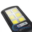Solarna lampa uliczna LED z czujnikiem i pilotem MCE446