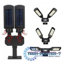 Solarna lampa uliczna LED z czujnikiem i pilotem MCE447