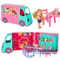 Samochód dla lalek kamper food truck zestaw 21 el.