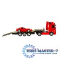 Samochód zdalnie sterowany Rastar 74920 Mercedes-Benz Actros 1:26 czerowny