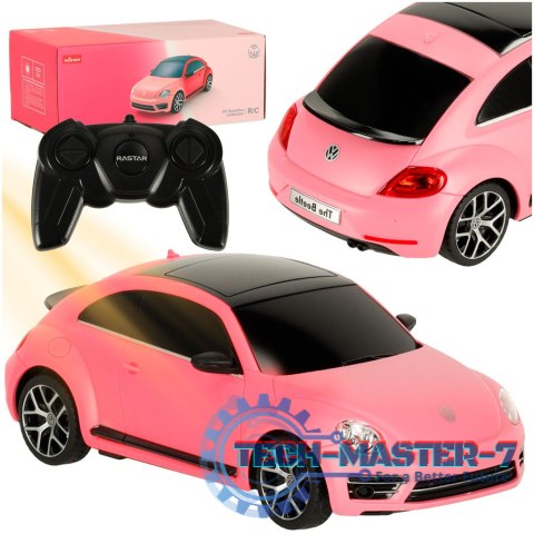 Samochód zdalnie sterowany Rastar 76200-4 Volkswagen Beetle-UV 1:24 różowy Samochód zdalnie sterowany Rastar 76200-4 Volkswagen Beetle-UV 1:24 różowy