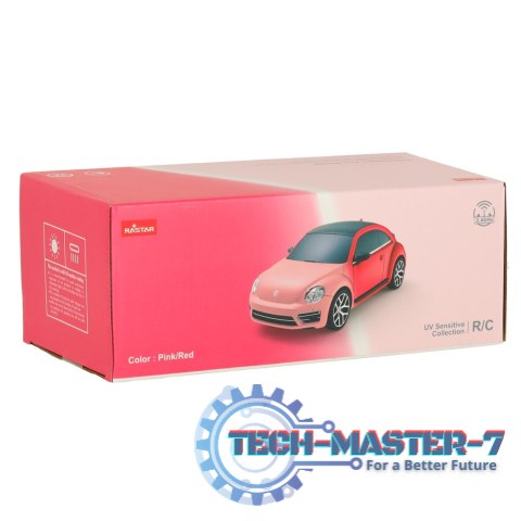 Samochód zdalnie sterowany Rastar 76200-4 Volkswagen Beetle-UV 1:24 różowy Samochód zdalnie sterowany Rastar 76200-4 Volkswagen Beetle-UV 1:24 różowy