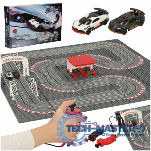 Tor samochodowy wyścigowy policyjny elektryczny klocki konstrukcyjne GD-03 Tor samochodowy wyścigowy policyjny elektryczny klocki konstrukcyjne GD-03