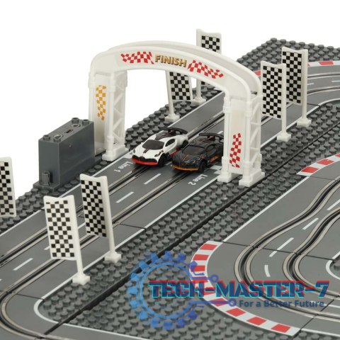 Tor samochodowy wyścigowy policyjny elektryczny klocki konstrukcyjne GD-03 Tor samochodowy wyścigowy policyjny elektryczny klocki konstrukcyjne GD-03