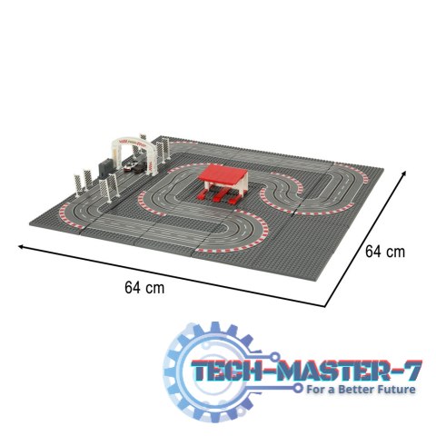 Tor samochodowy wyścigowy policyjny elektryczny klocki konstrukcyjne GD-03 Tor samochodowy wyścigowy policyjny elektryczny klocki konstrukcyjne GD-03
