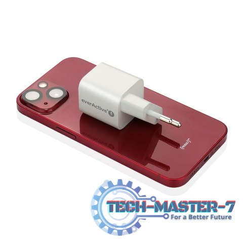 Ładowarka USB/USB-C QC3.0 30W technologia GaN Biała Ładowarka USB/USB-C QC3.0 30W technologia GaN Biała