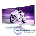 Monitor 34 cale Evnia 34M2C8600 Curved QD OLED 175Hz HDMIx2 DP USB-C HDR HAS Ambiglow
