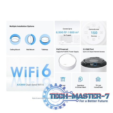 System WiFi Deco X50-PoE (3-pack) AX3000 System WiFi Deco X50-PoE (3-pack) AX3000