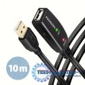 ADR-210 USB 2.0 A-M -> A-F aktywny kabel przedłużacz/wzmacniacz 10m