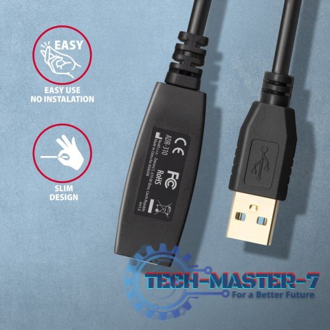 ADR-310 USB 3.0 A-M -> A-F aktywny kabel przedłużacz/wzmacniacz 10m ADR-310 USB 3.0 A-M -> A-F aktywny kabel przedłużacz/wzmacniacz 10m