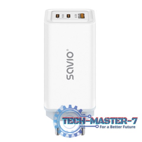 Ładowarka sieciowa USB GaN 65W, Quick Charge 4.0, Power Delivery 3.0, LA-07 Ładowarka sieciowa USB GaN 65W, Quick Charge 4.0, Power Delivery 3.0, LA-07