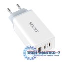 Ładowarka sieciowa USB GaN 65W, Quick Charge 4.0, Power Delivery 3.0, LA-07